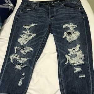 American eagle tomgirl jeans size 10 short